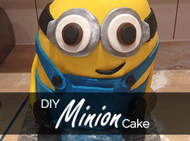 DIY Despicable Me Minion Birthday Cake