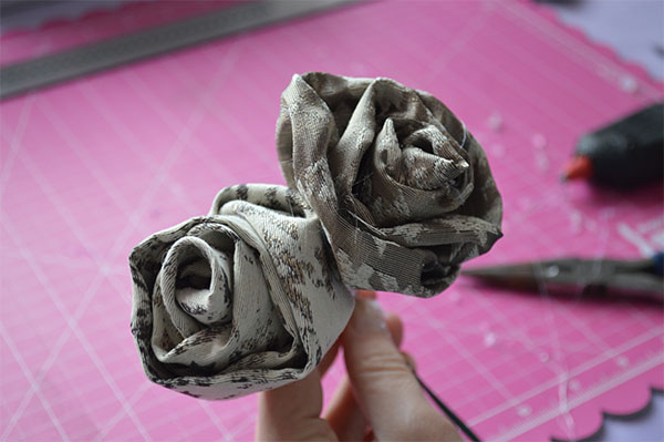DIY Fabric Roses