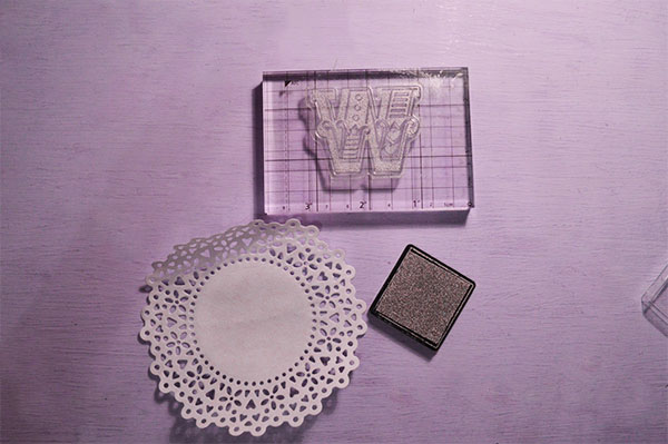 Things to do with doilies Docrafts carnival stamps