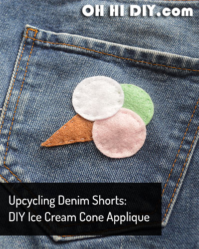 Upcycle-Update-Denim-Shorts-with-DIY-Ice-Cream-Motif