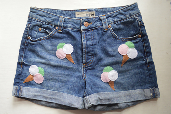 Update Denim Shorts with DIY Ice Cream Motif__c
