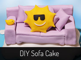 DIY Sofa Cake
