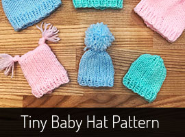 Tiny Baby Hat Knitting Pattern
