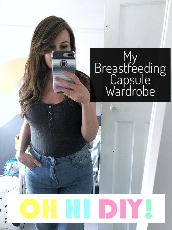 Breastfeeding Capsule Wardrobe - @ohhidiy Instagram