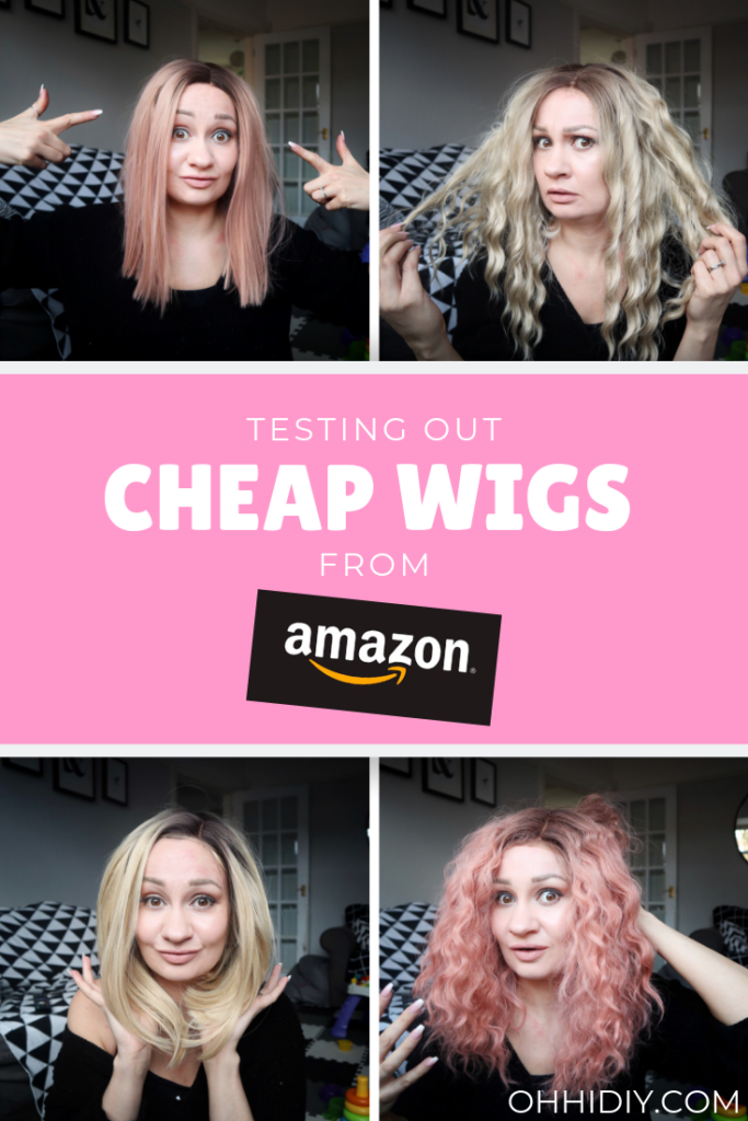 Trying on cheap lace front wigs from Amazon