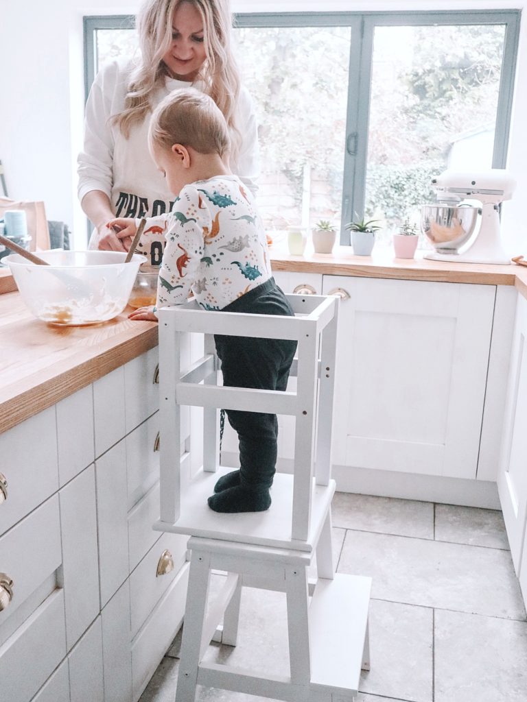 Montessori toddler stool ikea hack